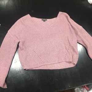 Pink sweater